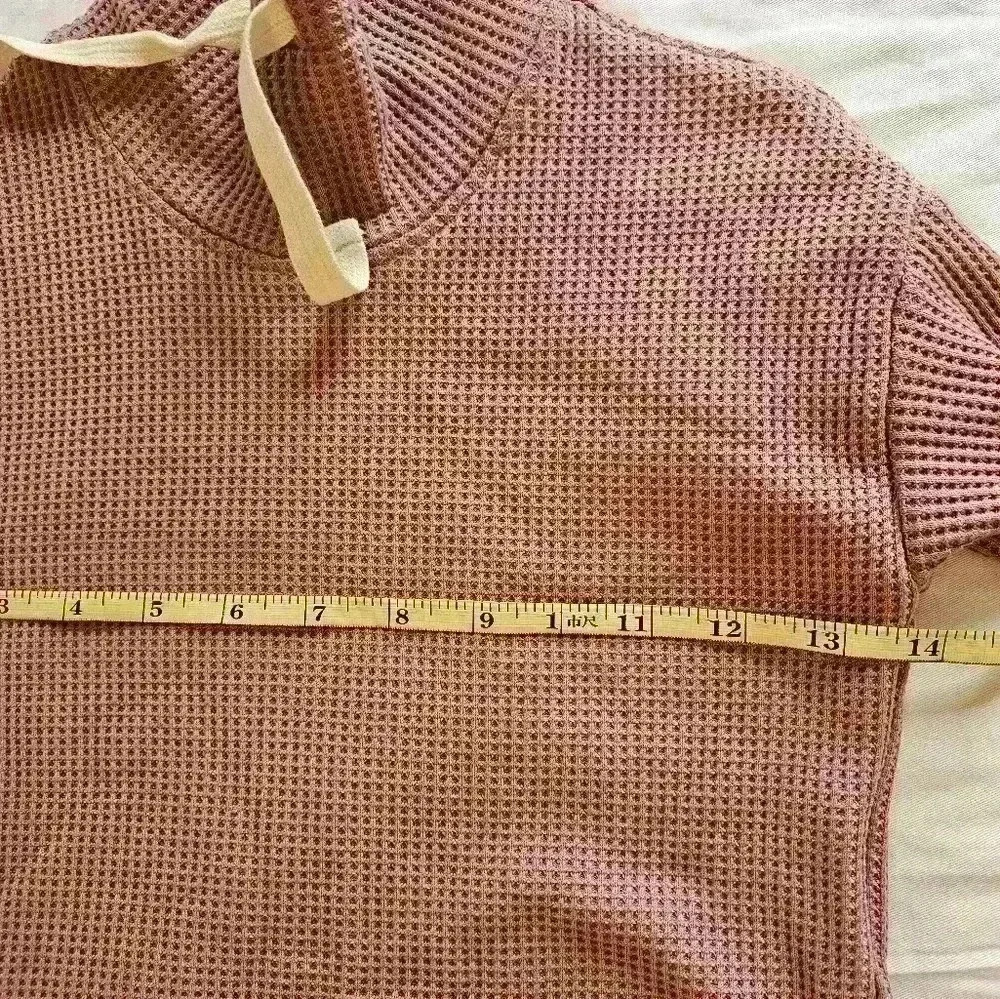 Cozy Waffle Knit Turtleneck Pullover - L.L. Bean - Picture 7 of 8